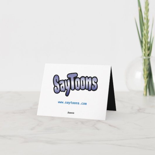 Koele Kerstmis! Feestdagen Kaart (Achterkant)