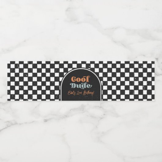 Koele Kind partij waterflesetiketten Waterfles Etiket (Enkel label)