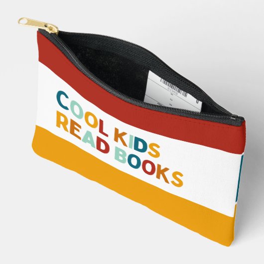 Koele kinder leesboeken, retro potlood hoesje etui (Open)