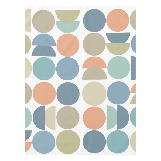 Koele kleur Geo Abstract Tafelkleed (Voorkant)