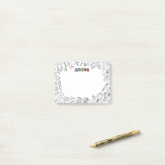 Koele kleur Post-it notities Post-it® Notes (Op bureau)