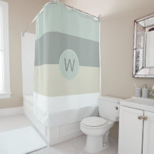 Koele kleuren Minimalistische strepen met Monogram