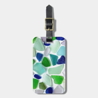 Koele Kleuren Zee Glas Reizen Bagagelabel