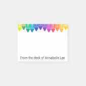 Koele Kleurpotloden Post-it® Notes (Voorkant)