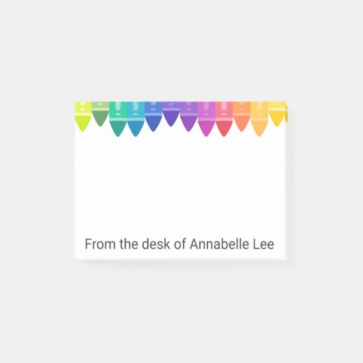 Koele Kleurpotloden Post-it® Notes (Voorkant)