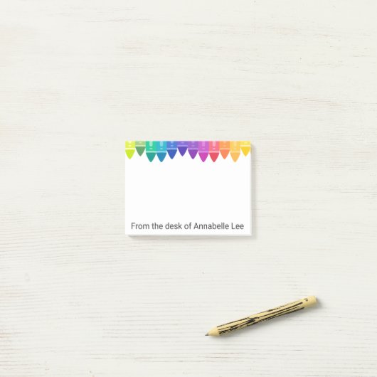 Koele Kleurpotloden Post-it® Notes (Op bureau)