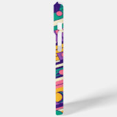 Koele, kleurrijke 80s / 90s retro ontworpen Case-Mate iPhone case (Achterkant / Links)