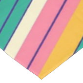 Koele, kleurrijke 80s / 90s retro ontworpen tafelkleed (Gekanteld)