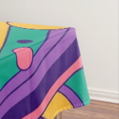 Koele, kleurrijke 80s / 90s retro ontworpen tafelkleed (Voorbeeld)