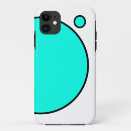 Koele Kleurrijke Heldere Aqua Bold Circles Tekenin Case-Mate iPhone Case