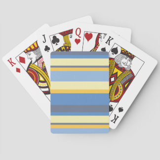 Koele Kleurrijke Horizontale Strepen Pokerkaarten