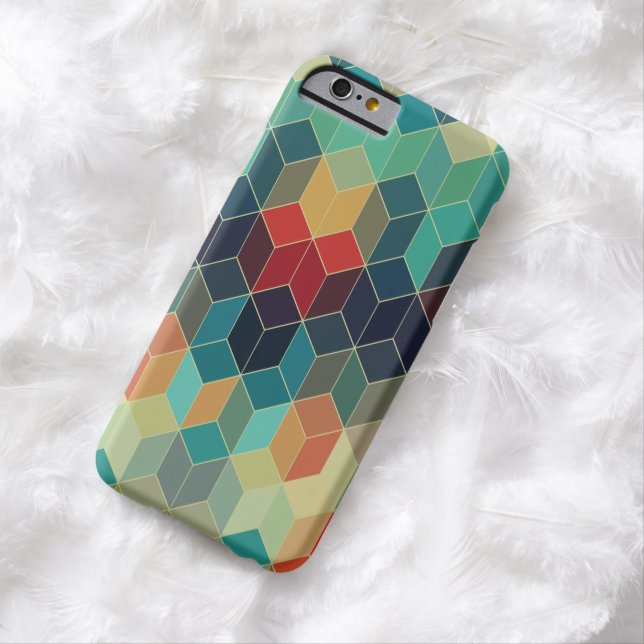 Koele Kleurrijke Kubussen Geometrisch Patroon 5 Case-Mate iPhone Case (Voorbeeld)