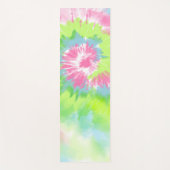 Koele Kleurrijke Regenboog Tie Dye Yogamat (Voorkant)