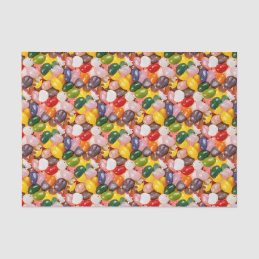 Koele kleurrijke zoete Paas Jelly Beans Snoep Tissuepapier (Voorkant)