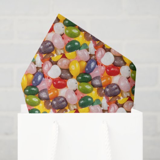 Koele kleurrijke zoete Paas Jelly Beans Snoep Tissuepapier (Cadeauzakje)