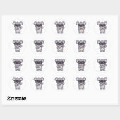 Koele Koala Ronde Sticker (Vel)