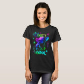 Koele Koe Party Dier T-shirt (Voorkant volledig)