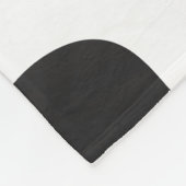Koele koeienprint naam monogram   fleece deken (Hoek)