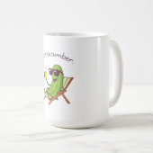 Koele Komkommer Koffiemok (Voorkant rechts)