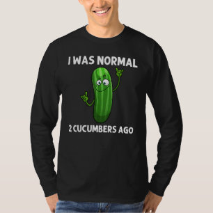 Koele Komkommer Voor Mannen Vrouwen Augurk Veganis T-shirt