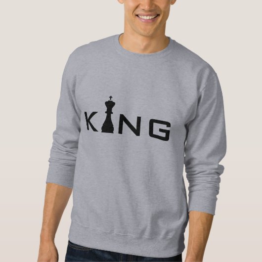 Koele Koning Typografie Schaker Trui (Voorkant)