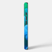 Koele kwal groen blauw verloop Case-Mate iPhone case (Achterkant / Links)
