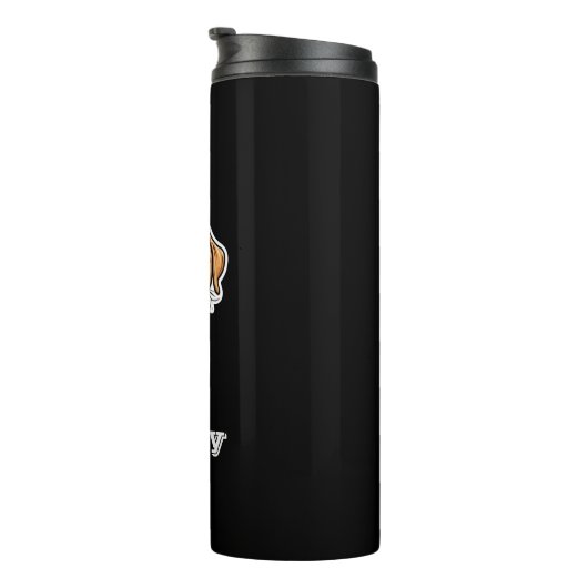 Koele Labrador Retriever Sticker Aangepaste Foto Z Thermosbeker (Geroteerd rechts)