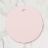 Koele lama in hartvormige zonnebril Verjaardag Bedankjes Labels (Achterkant)