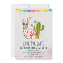 Koele lama in hartvormige zonnebril Verjaardag