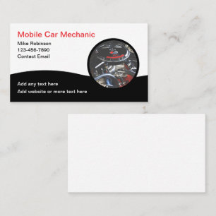 Koele Legacy Auto Auto Mechanic Zakelijke Kaarten Visitekaartje