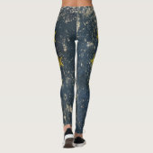 Koele leggings met vintage vlag van de EU (Achterkant)