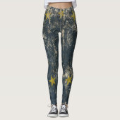 Koele leggings met vintage vlag van de EU (Voorkant)