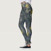Koele leggings met vintage vlag van de EU (Links)