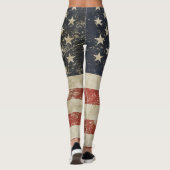 Koele leggings met vlag van de Verenigde Staten v (Achterkant)