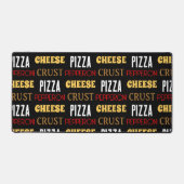 Koele leuke pizza pepperoni kaas korst tekst patro bureaumat (Voorkant)