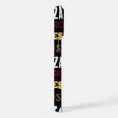 Koele leuke pizza pepperoni kaas korst tekst patro iPhone hoesje (Rechterkant)