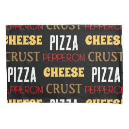 Koele leuke pizza pepperoni kaas korst tekst patro kussensloop