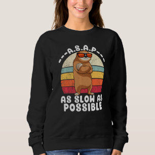 Koele luiaard zo langzaam mogelijk retro  luiaard trui