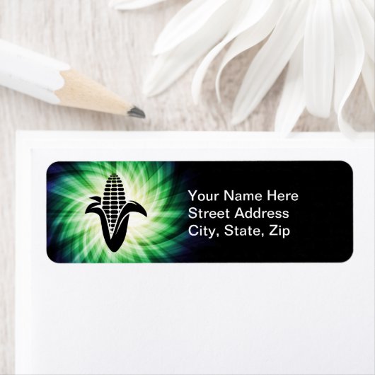 Koele maïs op de kolf etiket (Insitu)