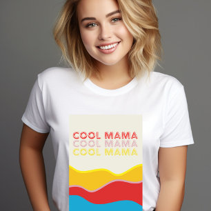 Koele mama golven Retrografisch T-shirt