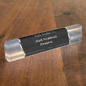 Koele mannelijke Mannen Naambordje (Zijkant)