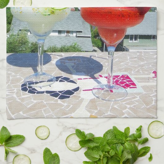 Koele Margarita keukenhanddoek! Theedoek (Gevouwen)