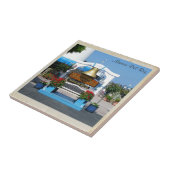 Koele Marina Del Rey Tegel! Tegeltje (Zijkant)