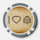 Koele medicatie poker chips (Achterkant)