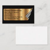 Koele Metallic Bouw Kijk Visitekaartje (Voorkant / Achterkant)