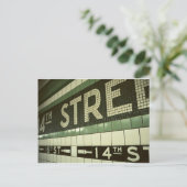 Koele Metro Briefkaart (Staand voorkant)