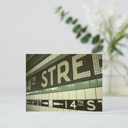 Koele Metro Briefkaart (Staand voorkant)