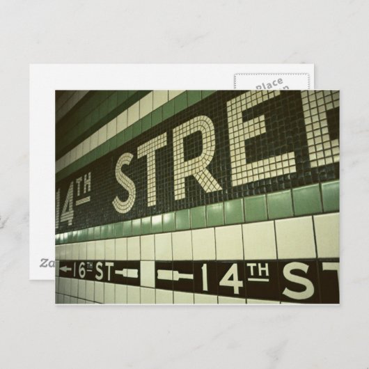 Koele Metro Briefkaart (Voorkant / Achterkant)