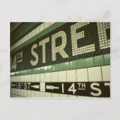 Koele Metro Briefkaart (Voorkant)