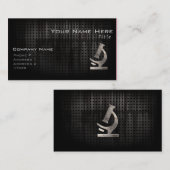 Koele microscoop visitekaartje (Voorkant / Achterkant)